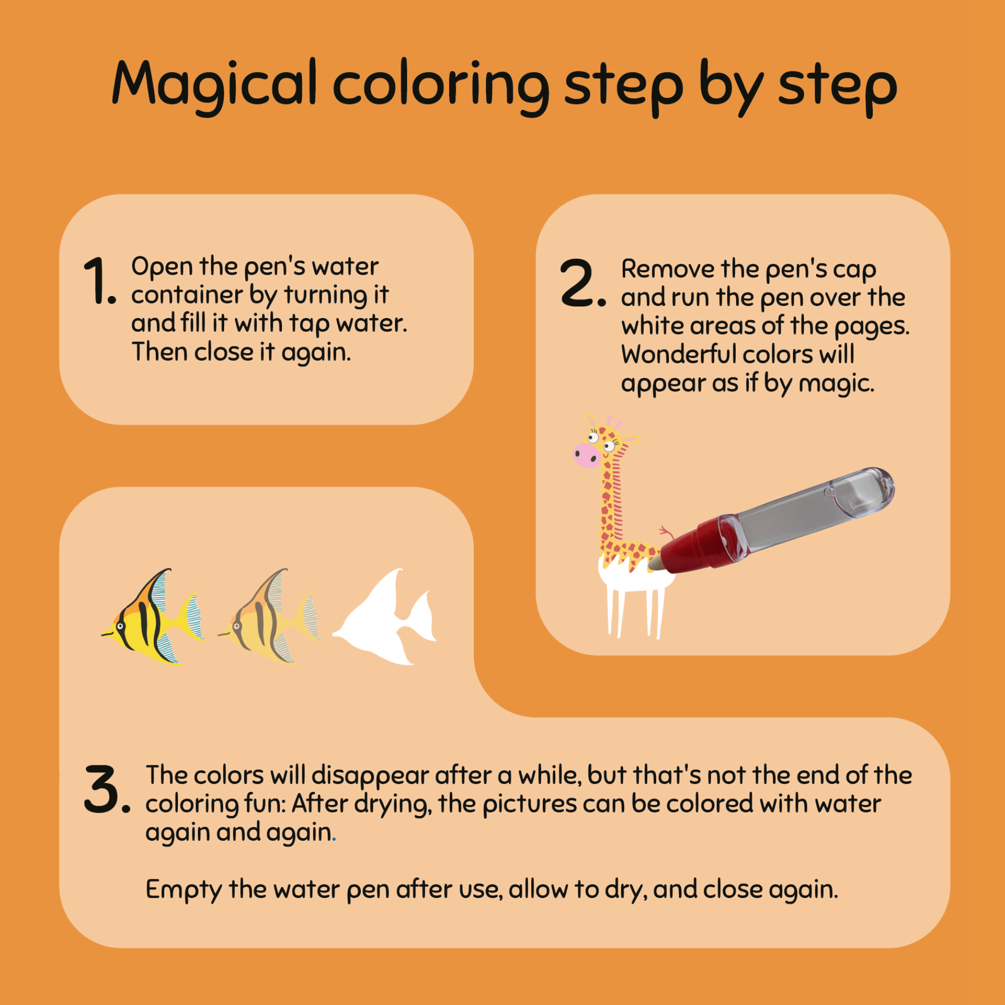 Aqua Color Fun – Wild Animals