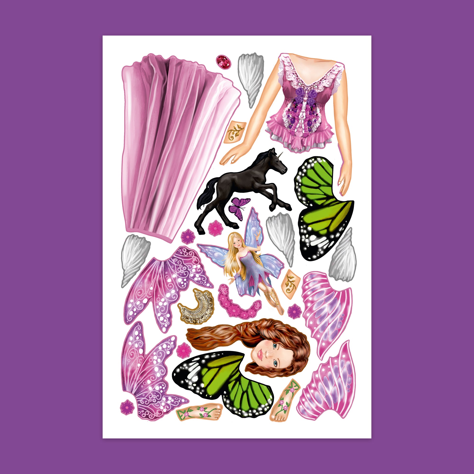 3D Color & Sticker Fun – Elves