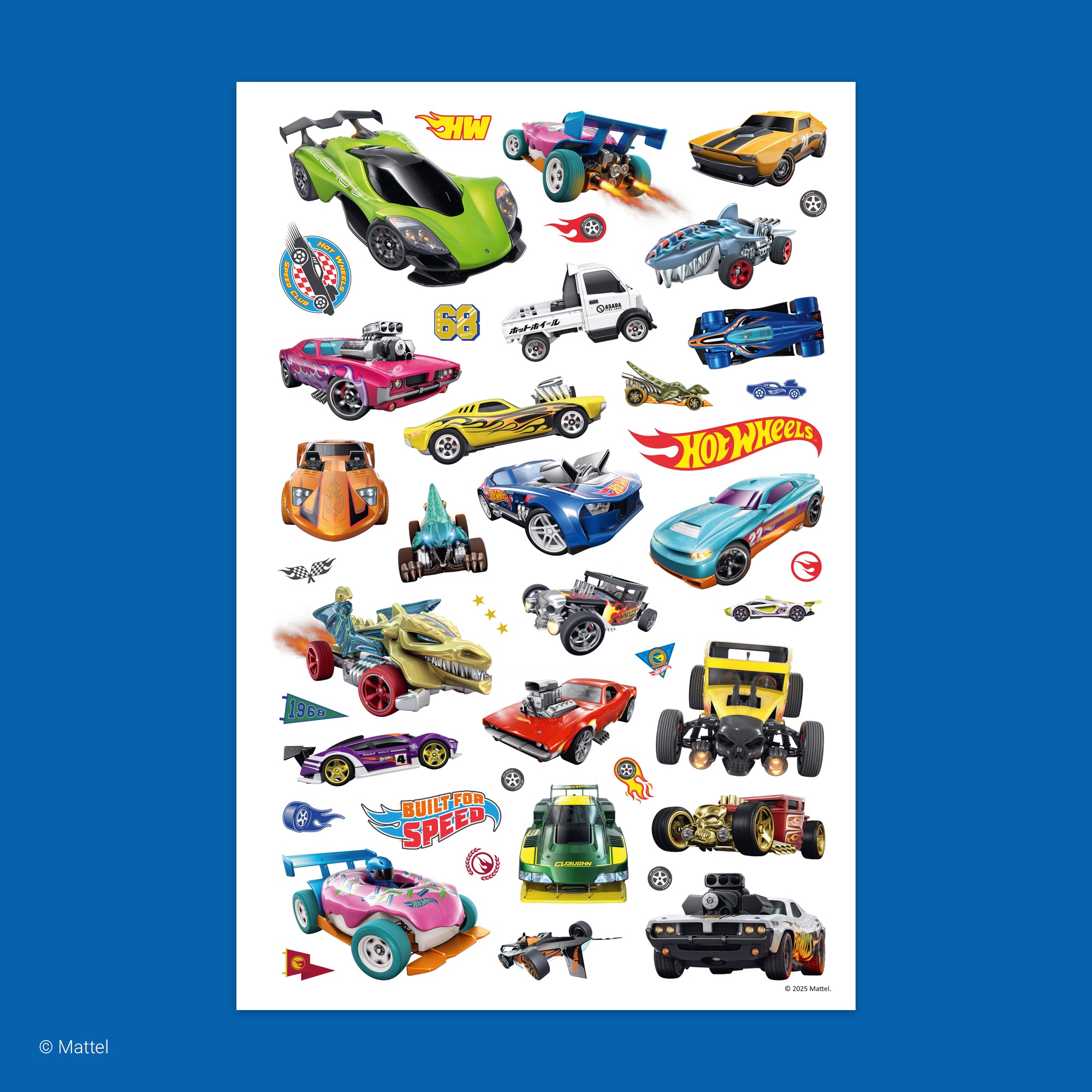 3D Color & Sticker Fun – Hot Wheels