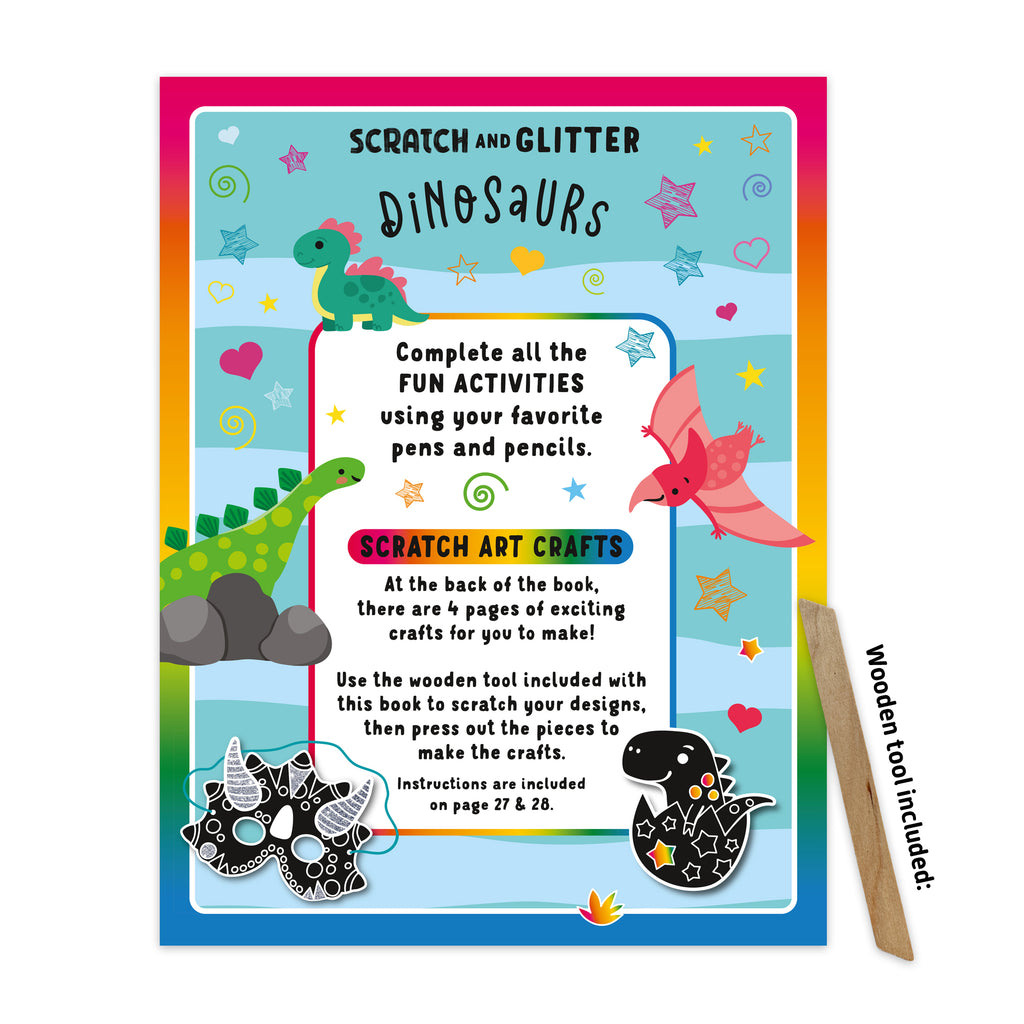 Scratch & Glitter – Dinosaurs