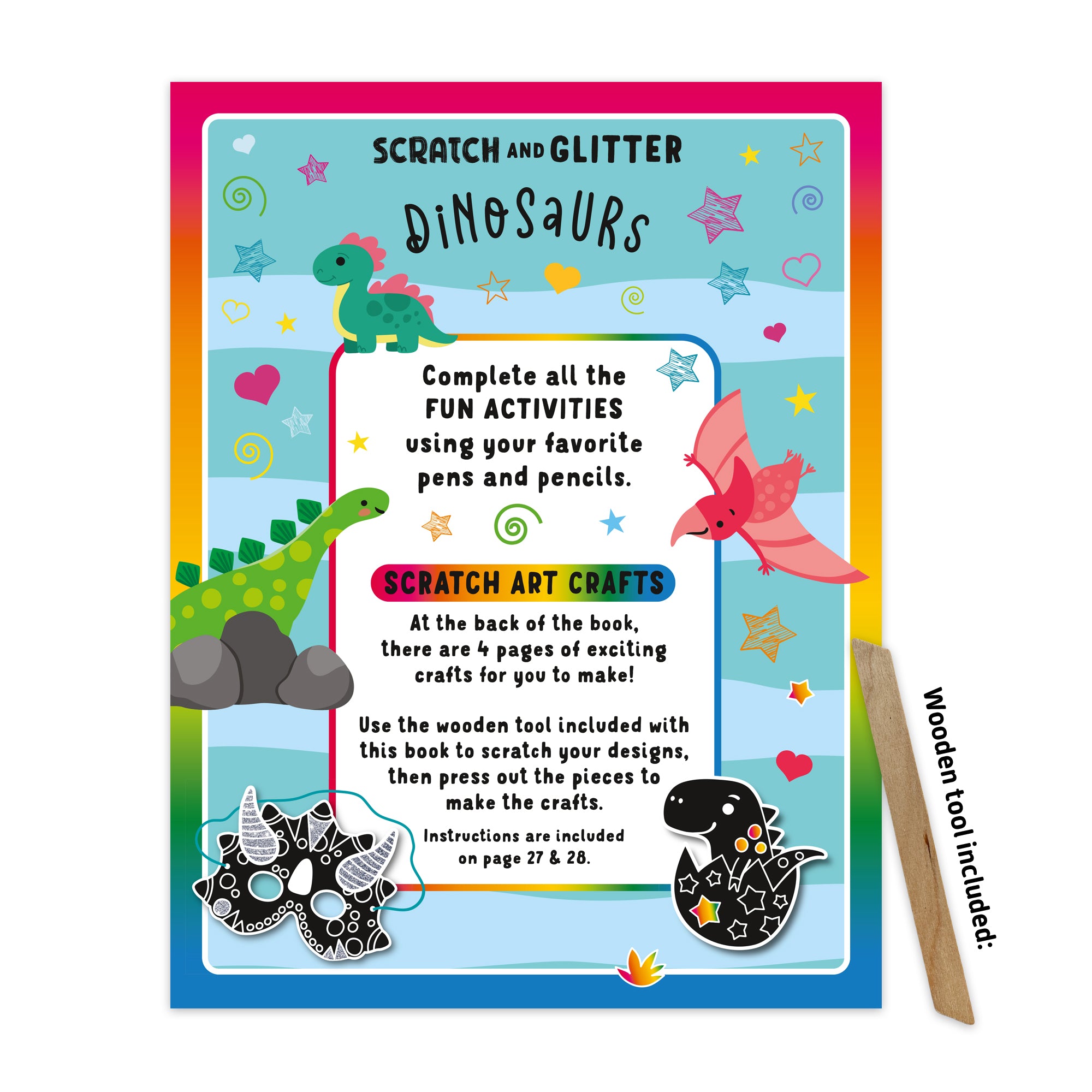 Scratch & Glitter – Dinosaurs