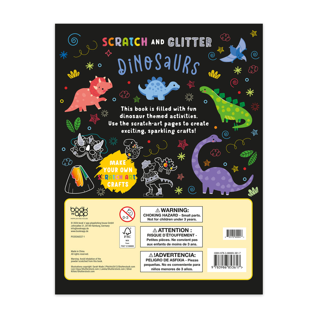Scratch & Glitter – Dinosaurs