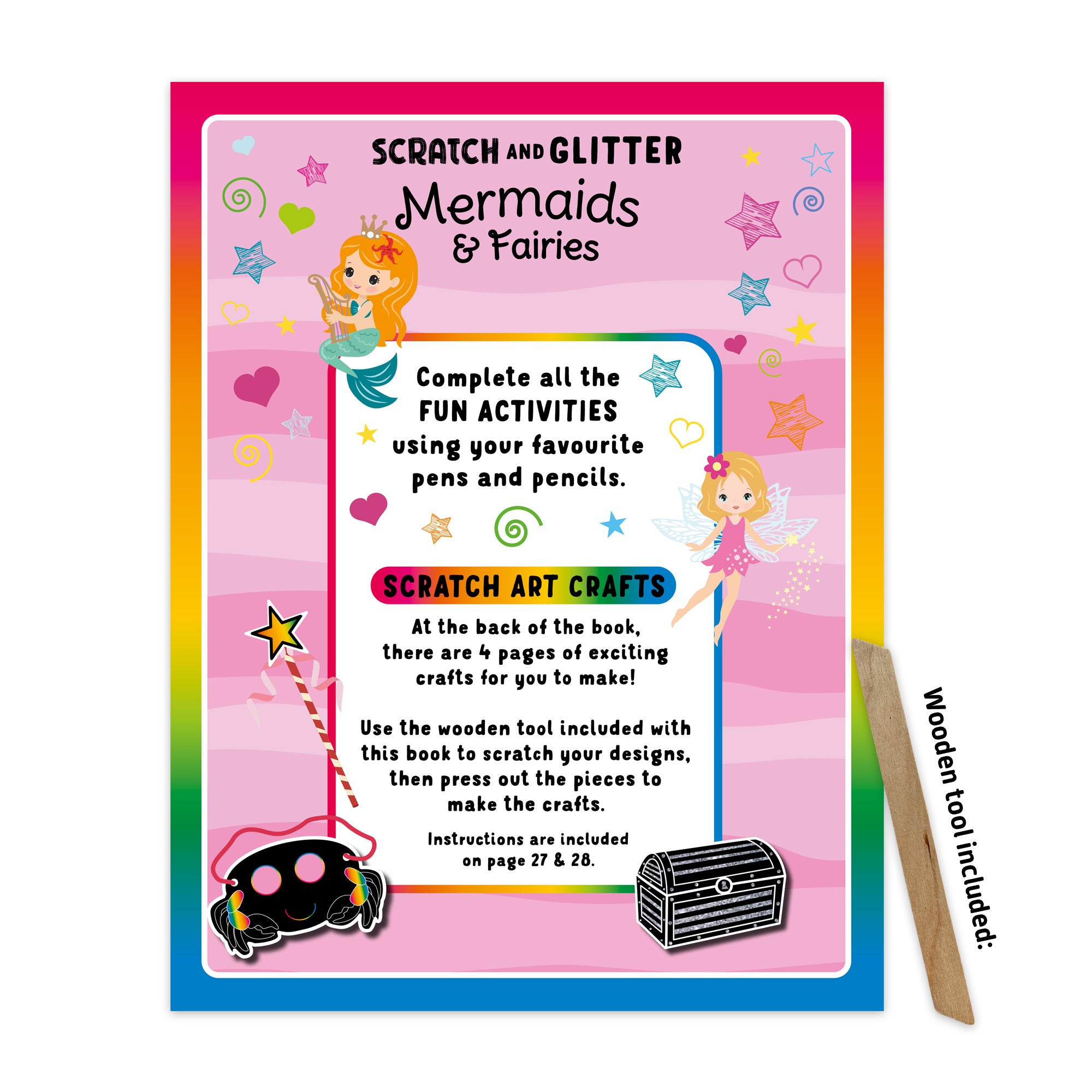 Scratch & Glitter – Mermaids & Fairies
