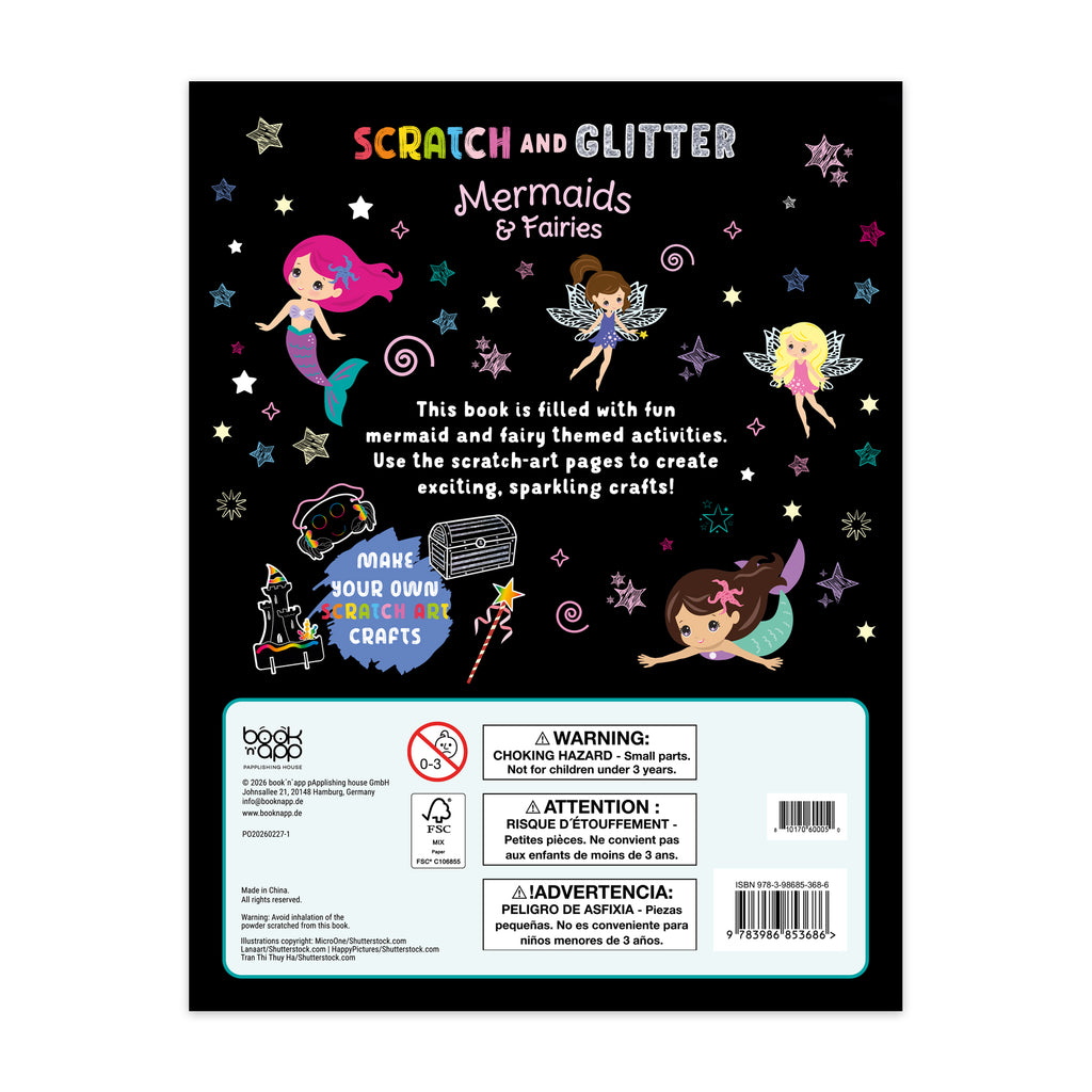Scratch & Glitter – Mermaids & Fairies