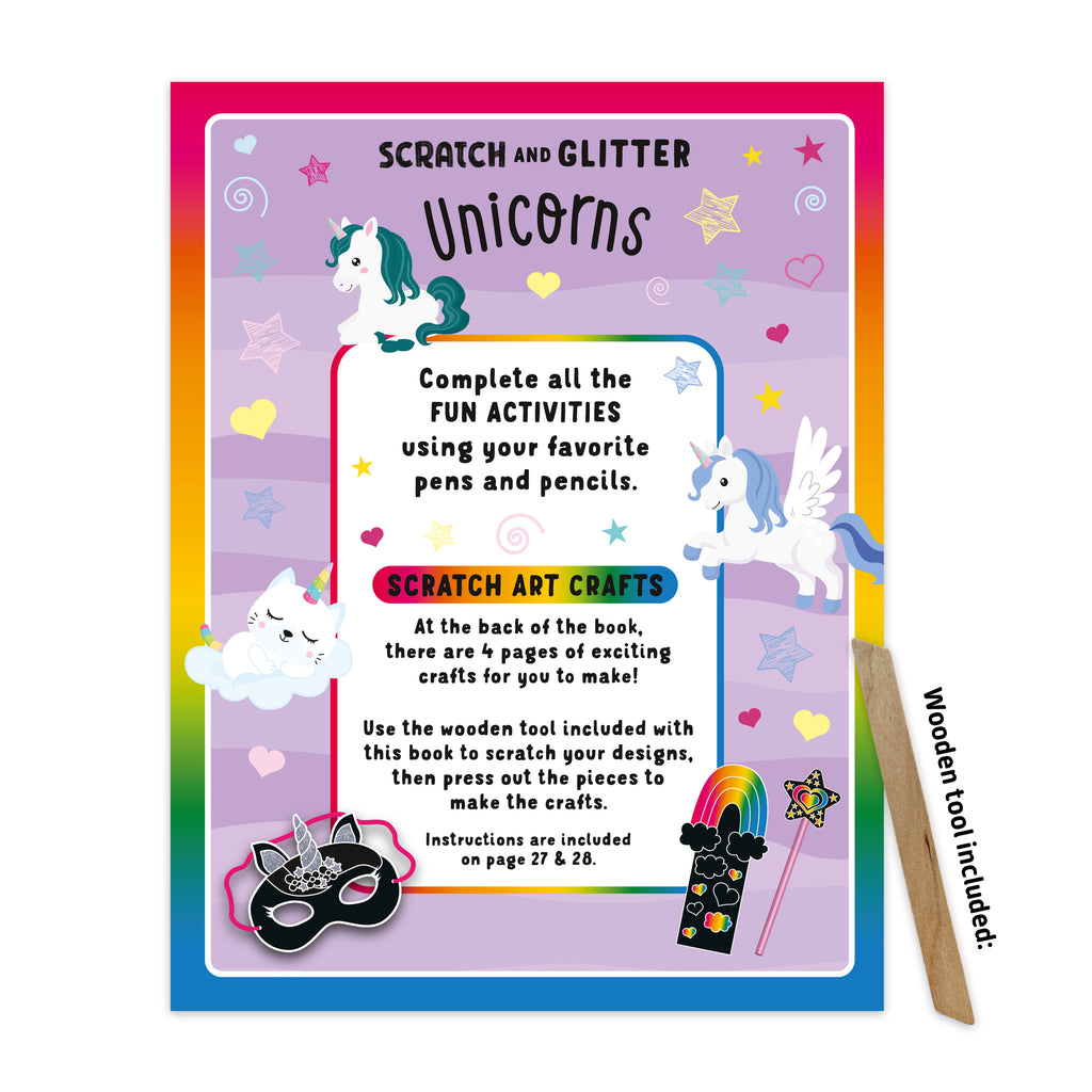 Scratch & Glitter – Unicorns