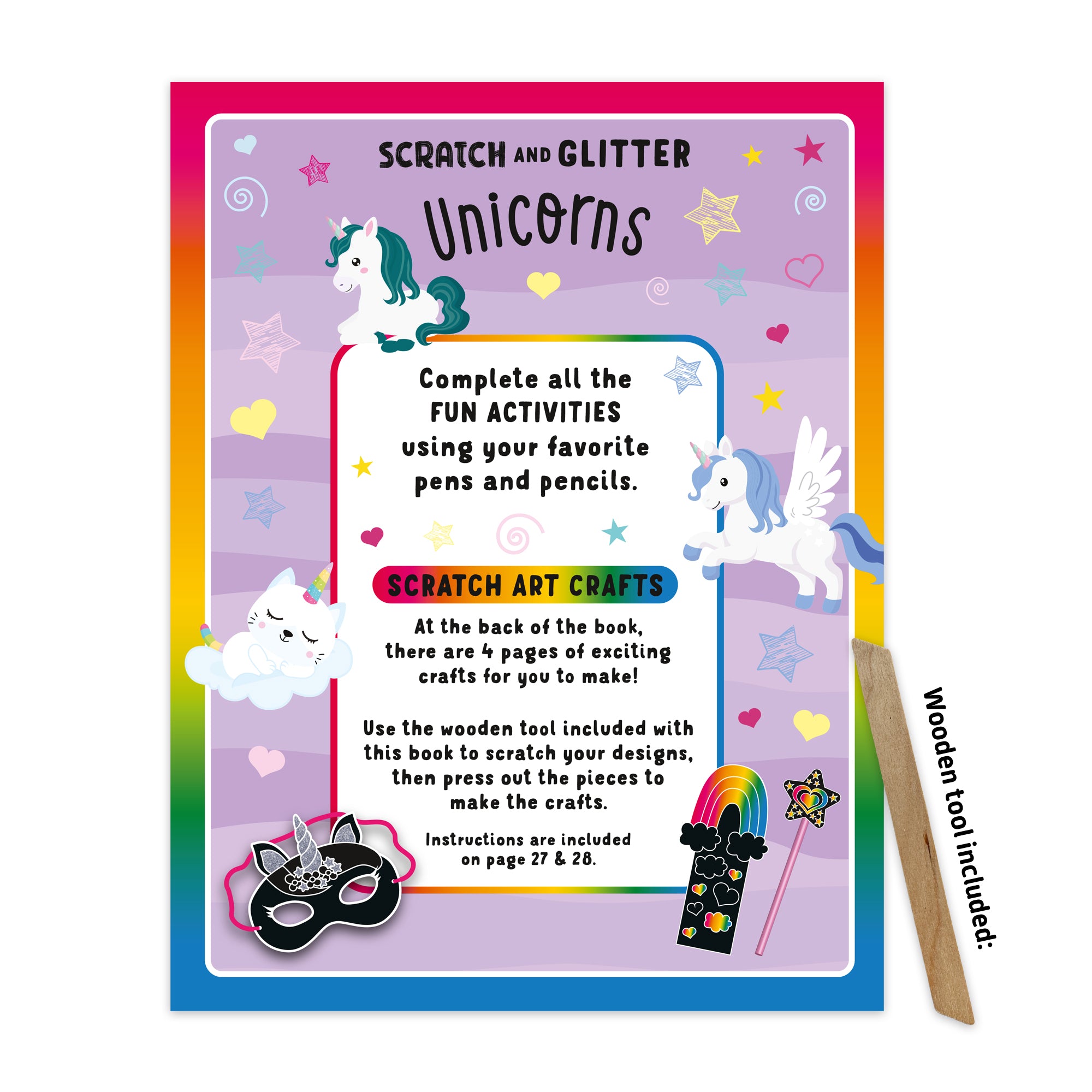 Scratch & Glitter – Unicorns