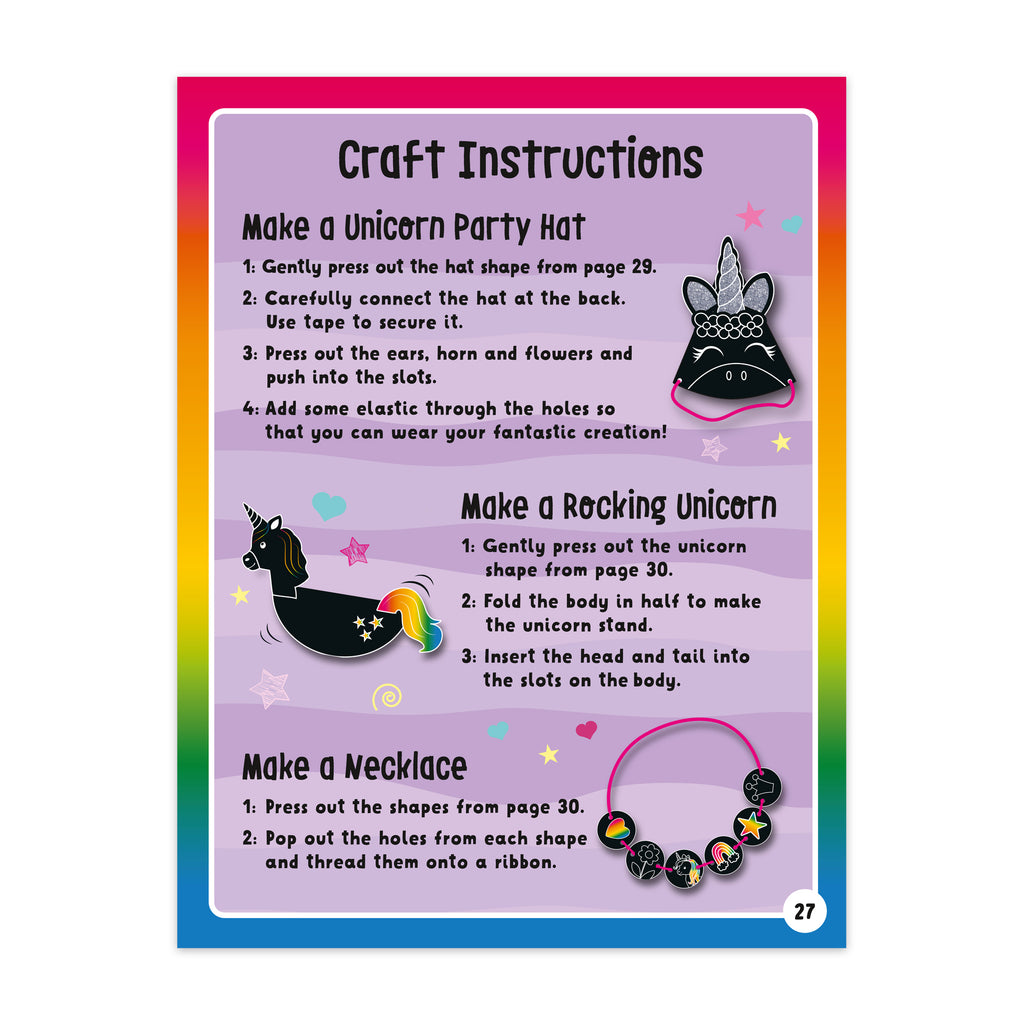 Scratch & Glitter – Unicorns