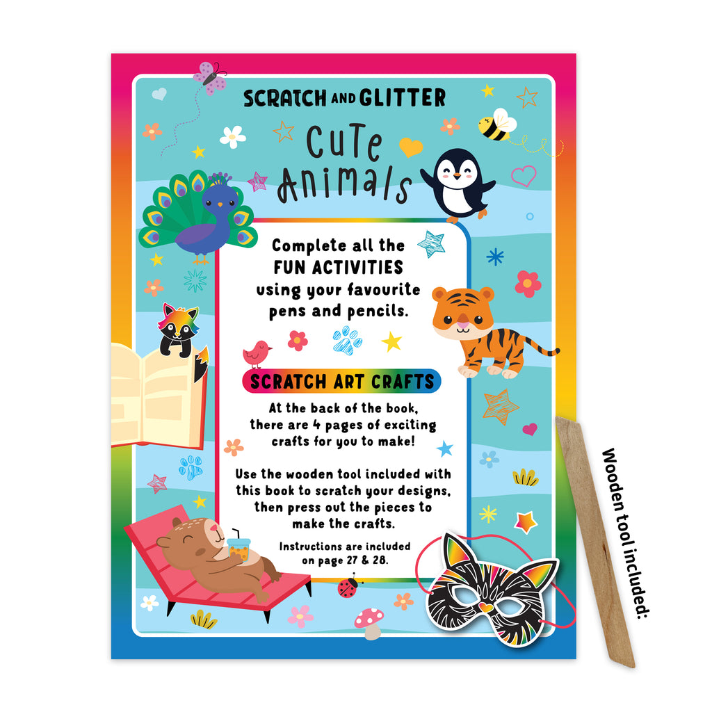 Scratch & Glitter – Cute Animals