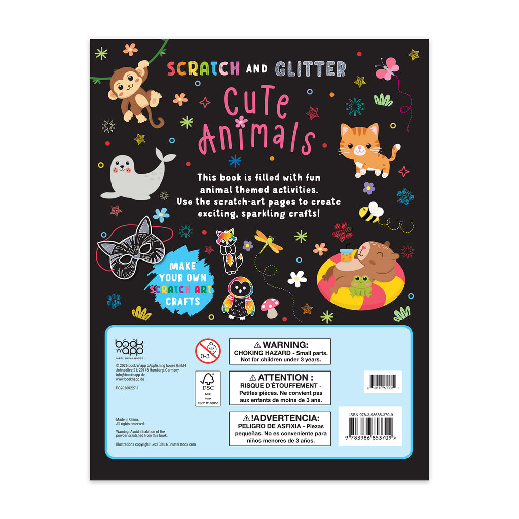 Scratch & Glitter – Cute Animals