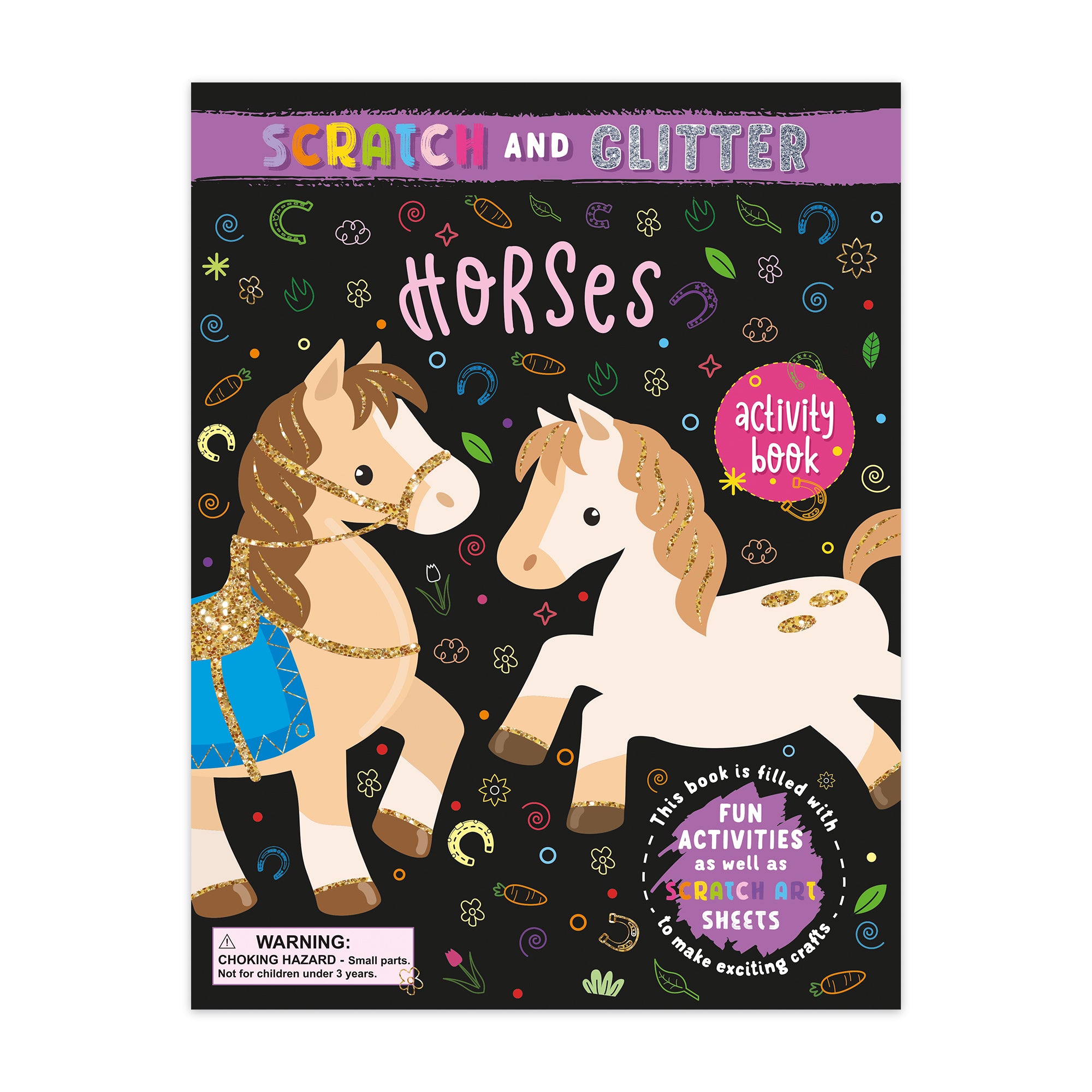 Scratch & Glitter – Horses