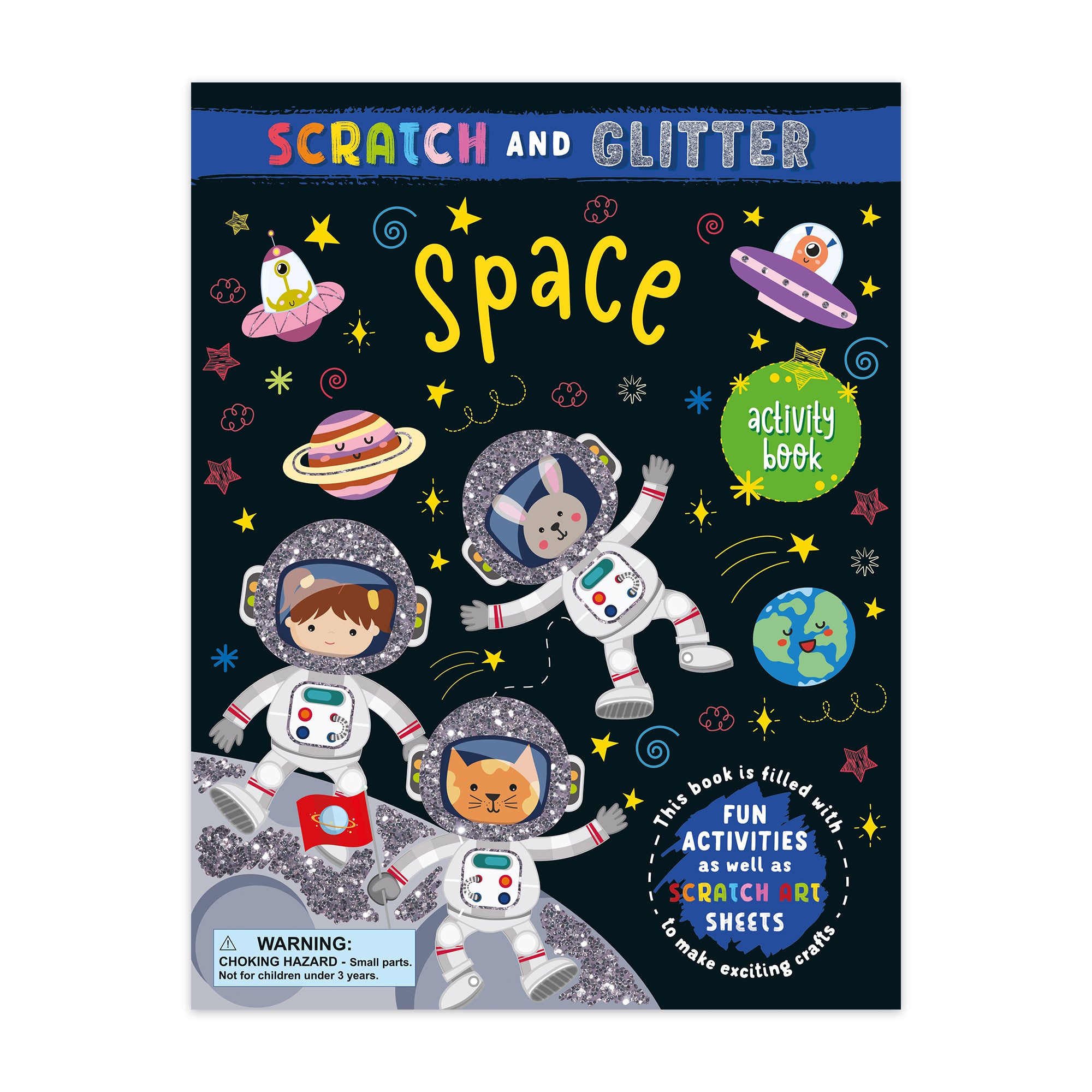 Scratch & Glitter – Space
