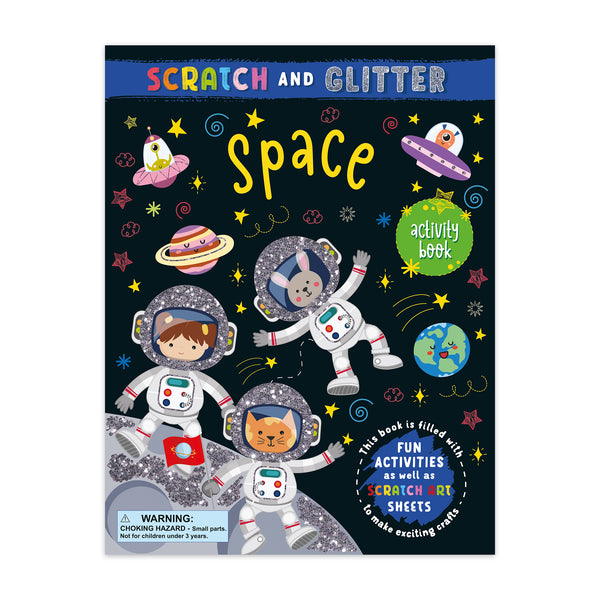 Scratch & Glitter – Space