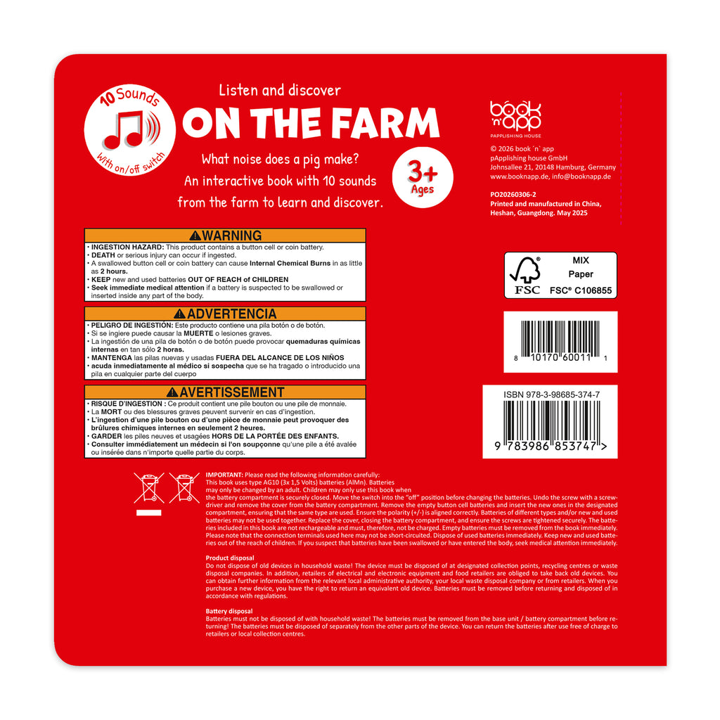 Softtouch Sound Book – On The Farm