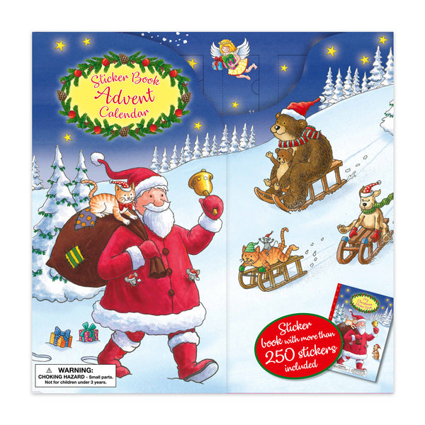 Sticker Book Advent Calendar – Santa