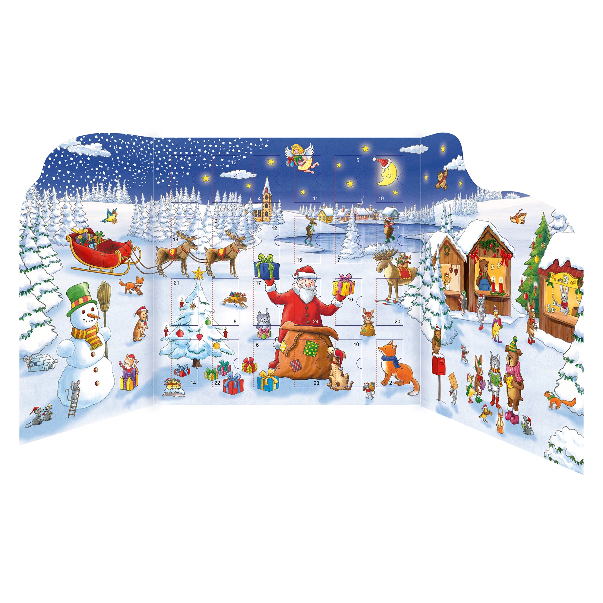 Sticker Book Advent Calendar – Santa