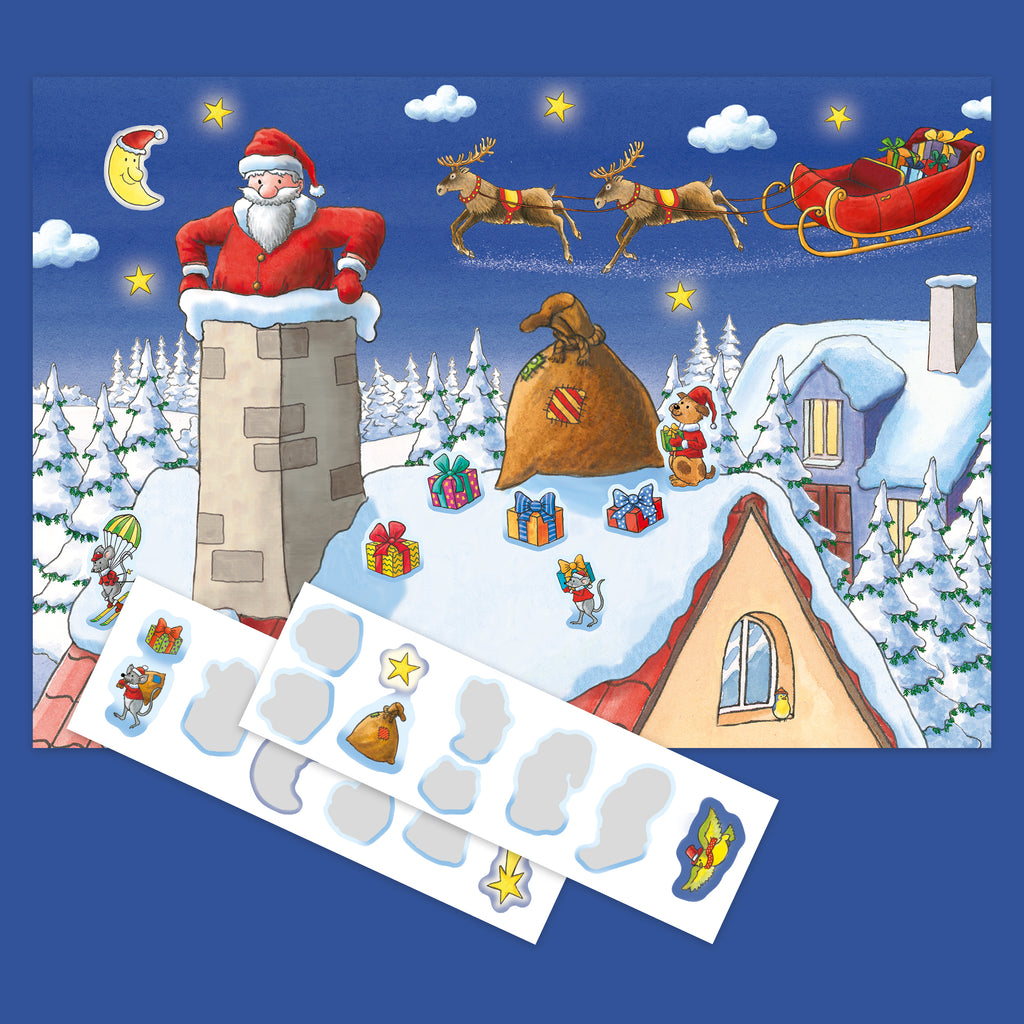 Sticker Book Advent Calendar – Santa