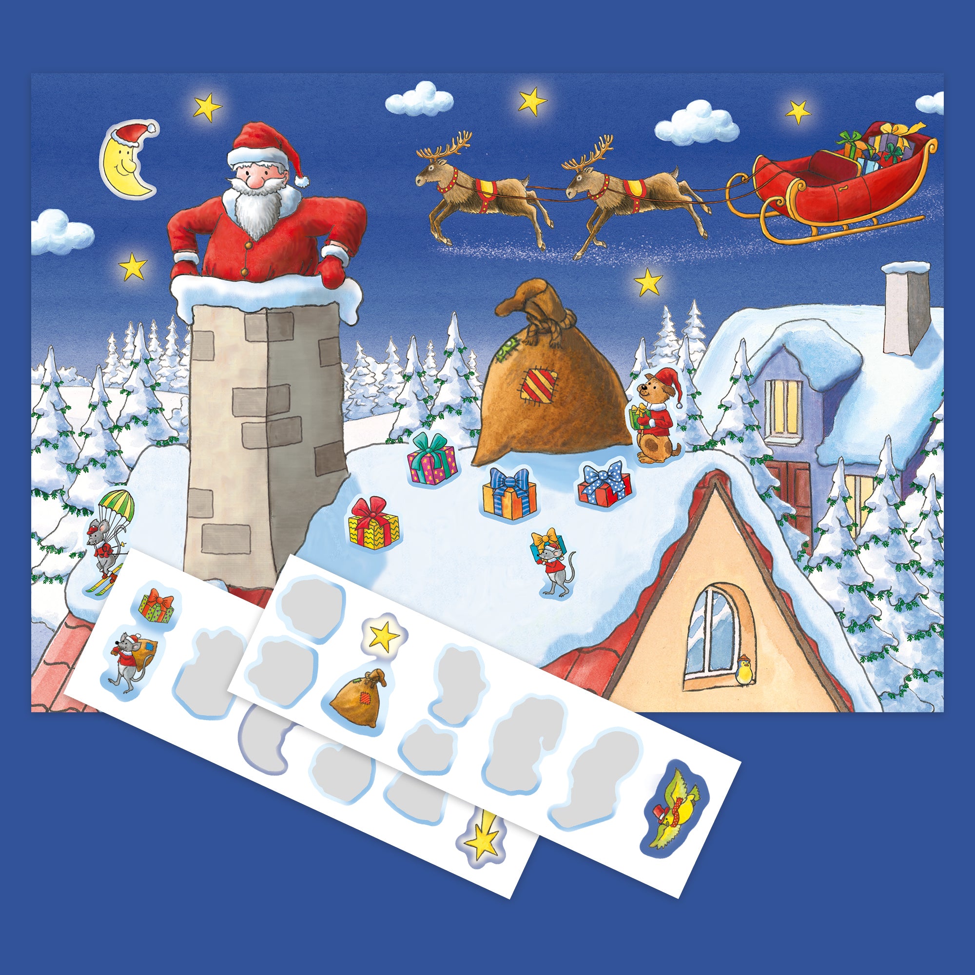 Sticker Book Advent Calendar – Santa
