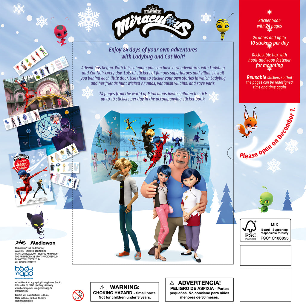Sticker Book Advent Calendar – Miraculous