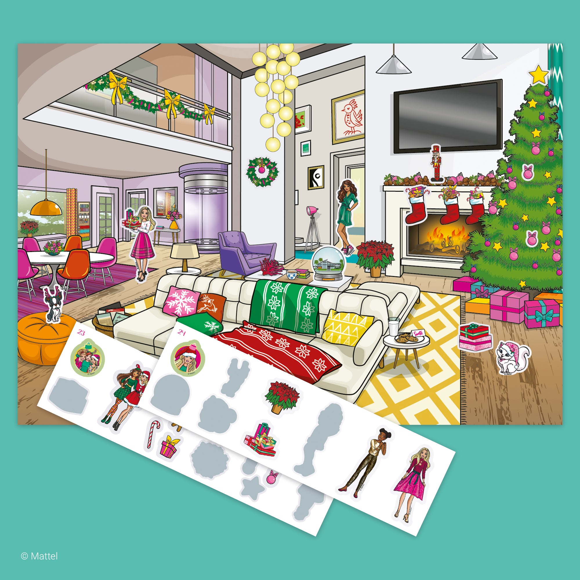Sticker Book Advent Calendar – Barbie