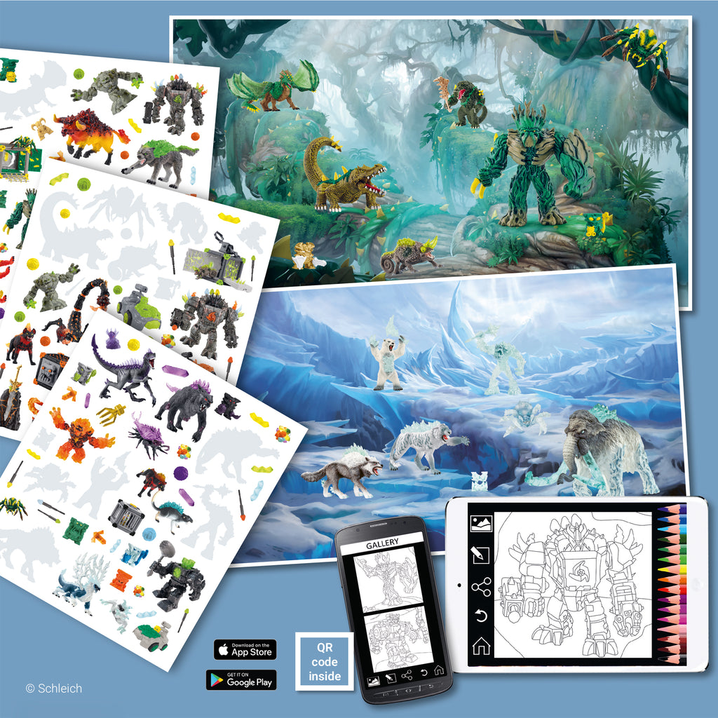 PANORAMA Sticker – Schleich Eldrador Creatures