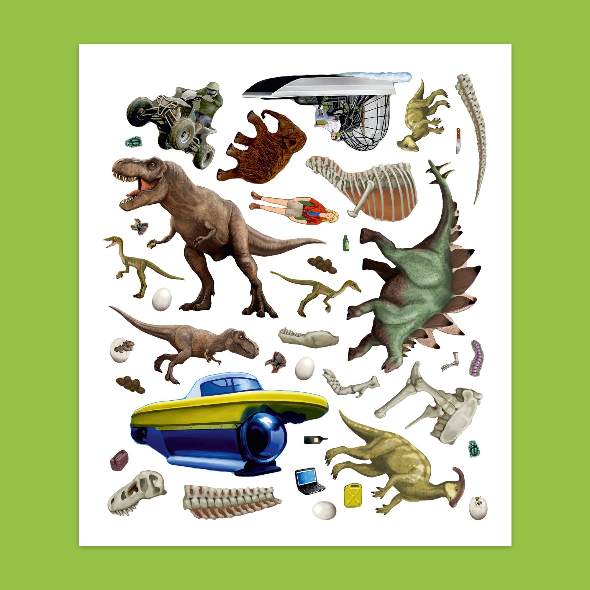 PANORAMA Sticker – Dinosaurs