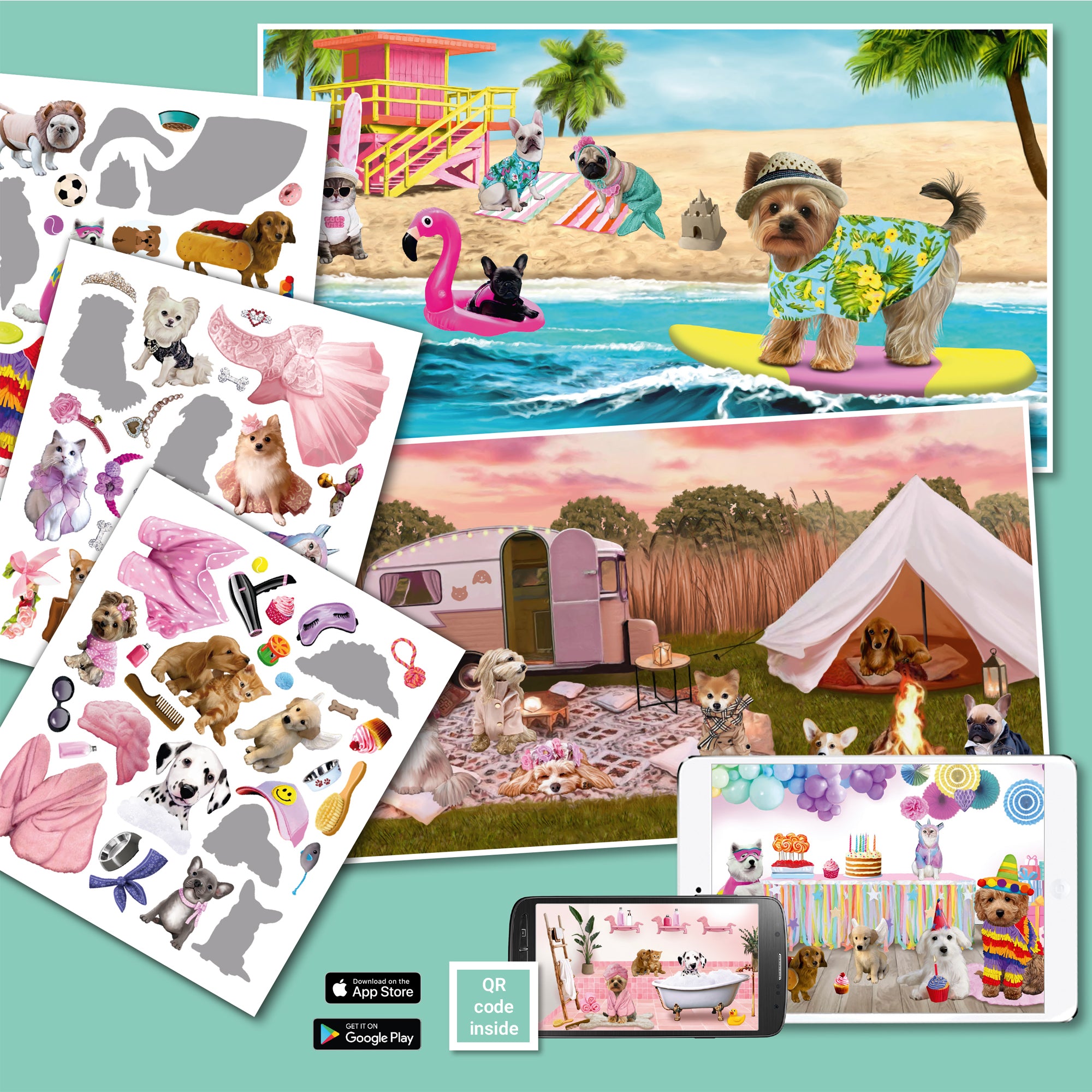 PANORAMA Sticker – Baby Animals