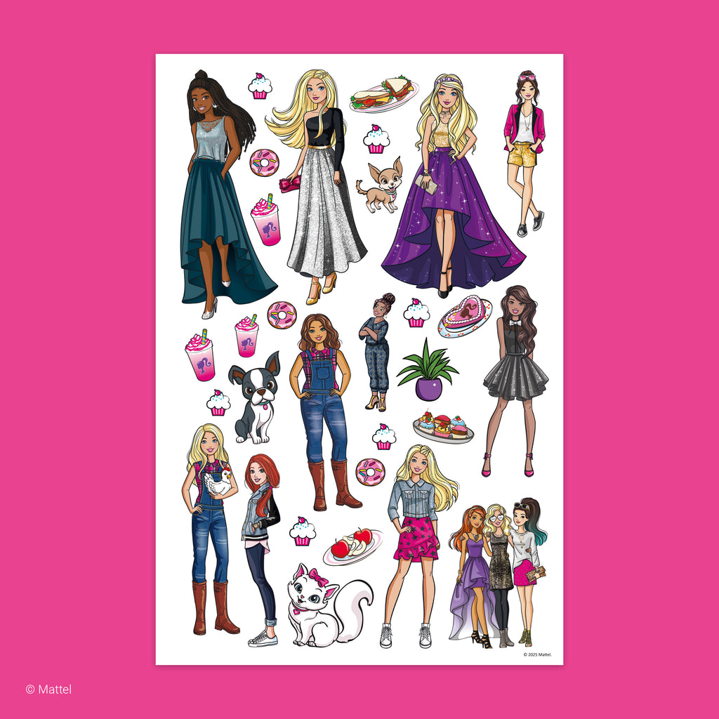 3D Color & Sticker Fun – Barbie