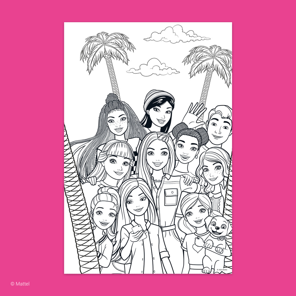 3D Color & Sticker Fun – Barbie