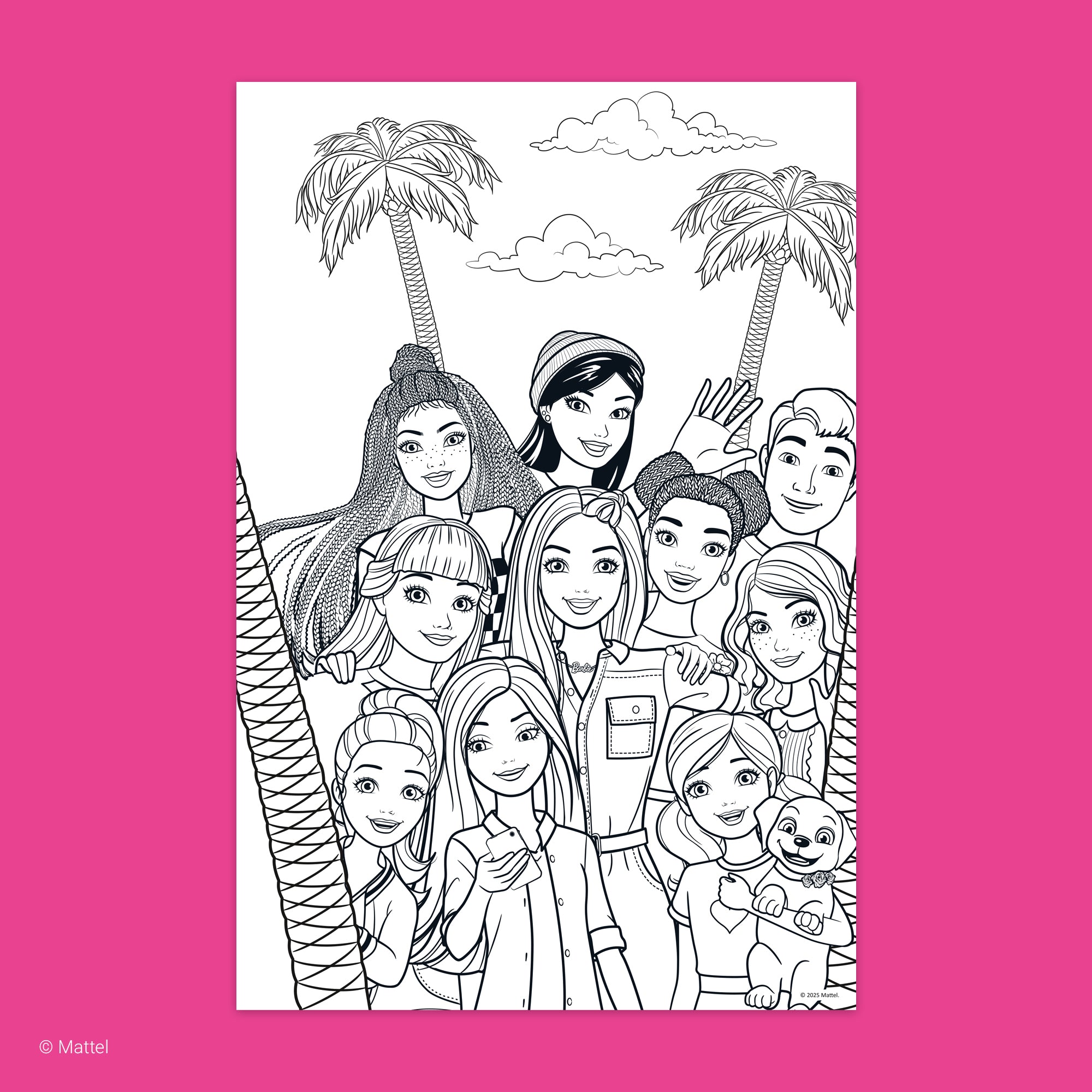 3D Color & Sticker Fun – Barbie