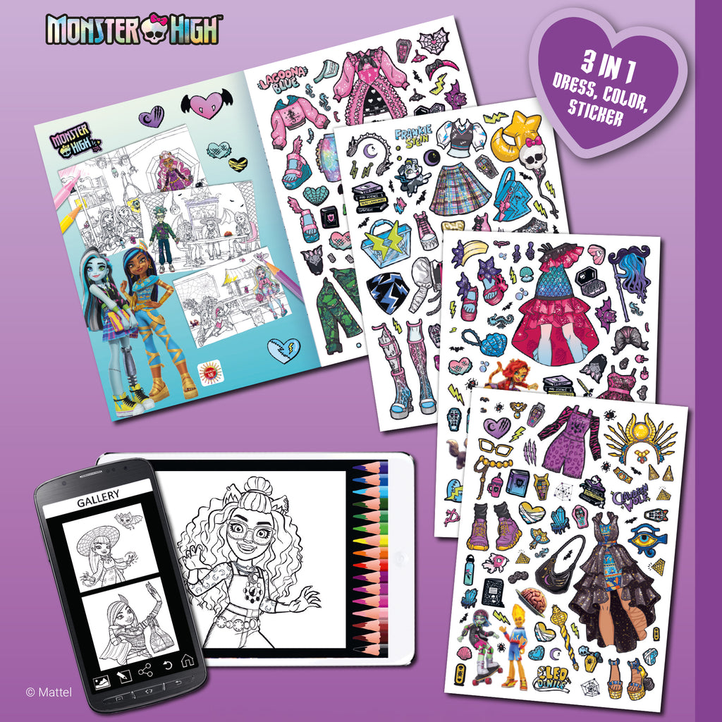 Dress & Color ME – Monster High
