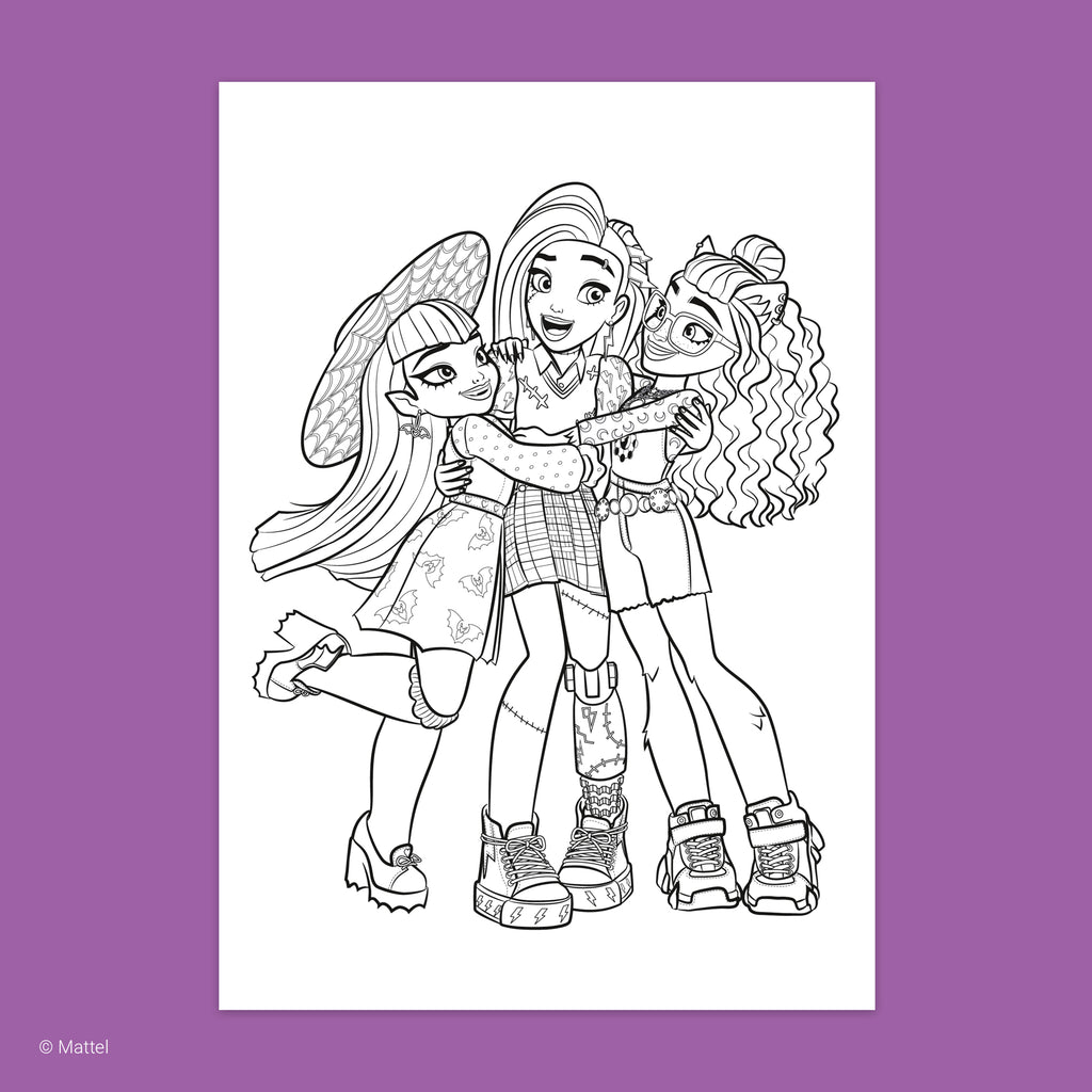 Dress & Color ME – Monster High
