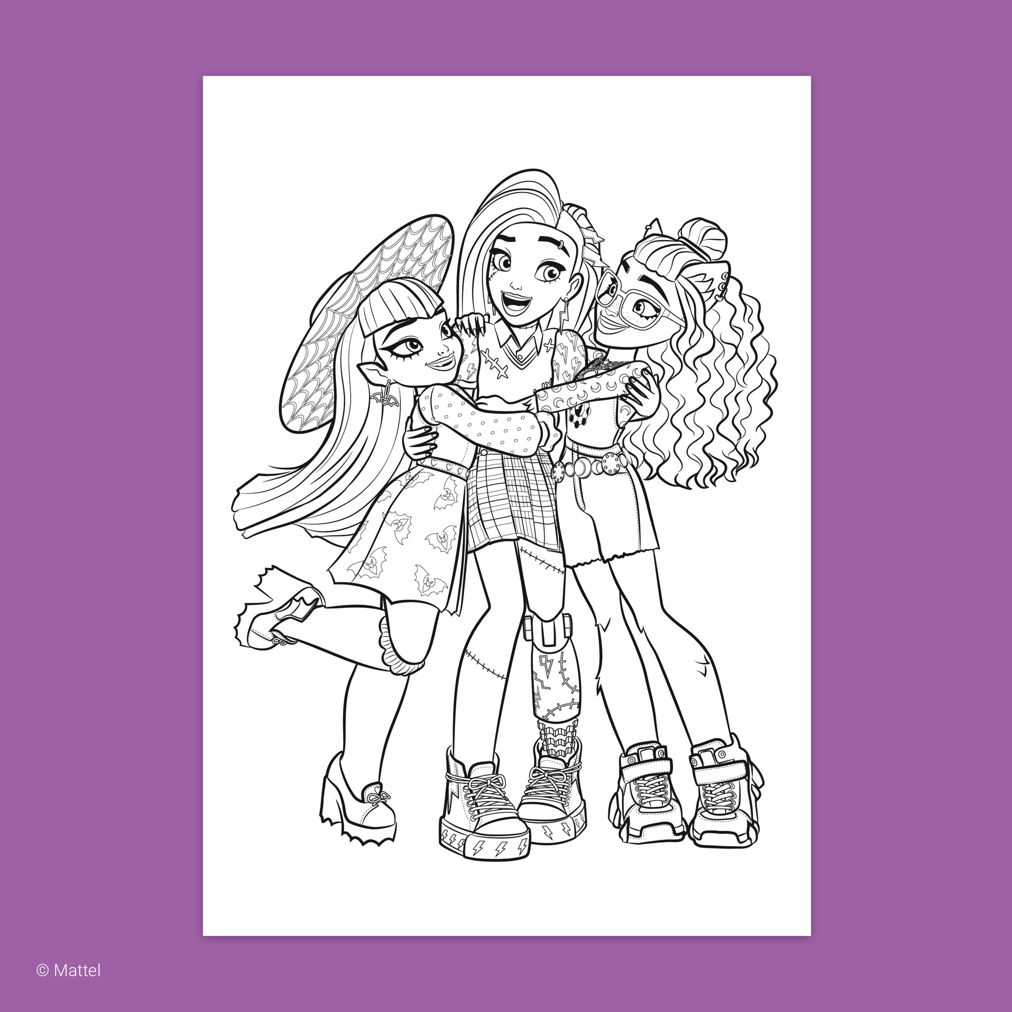 Dress & Color ME – Monster High