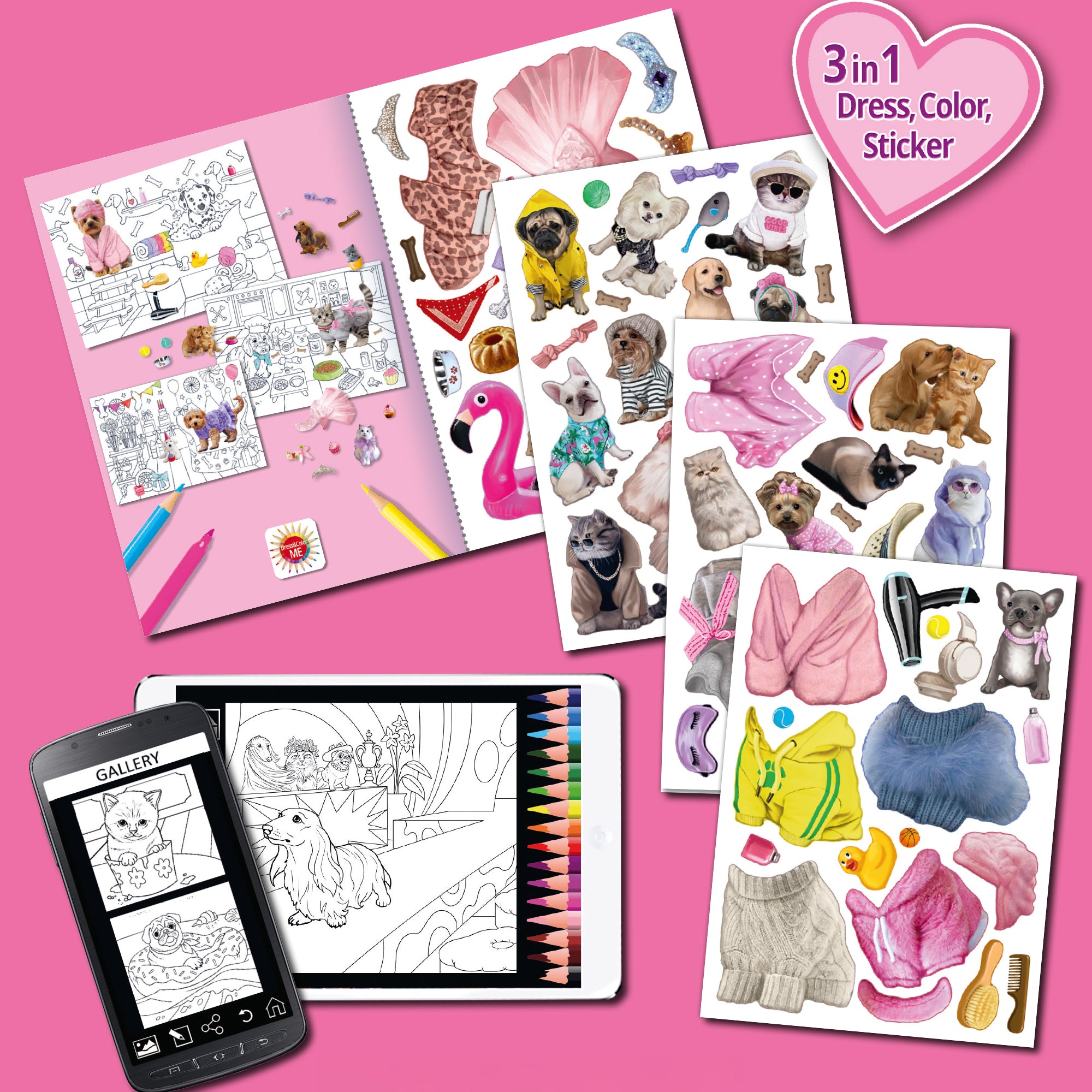 Dress & Color ME – Cute Animals