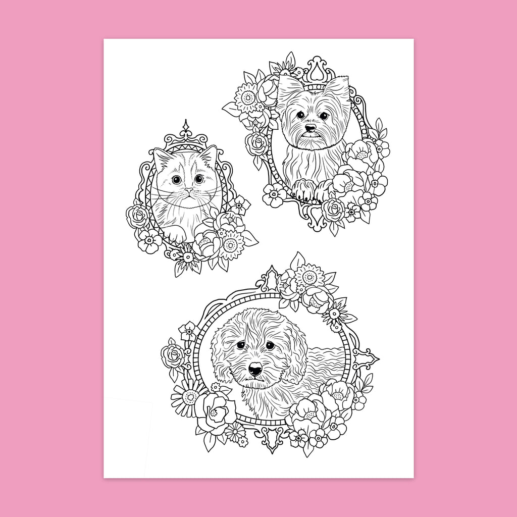 Dress & Color ME – Cute Animals