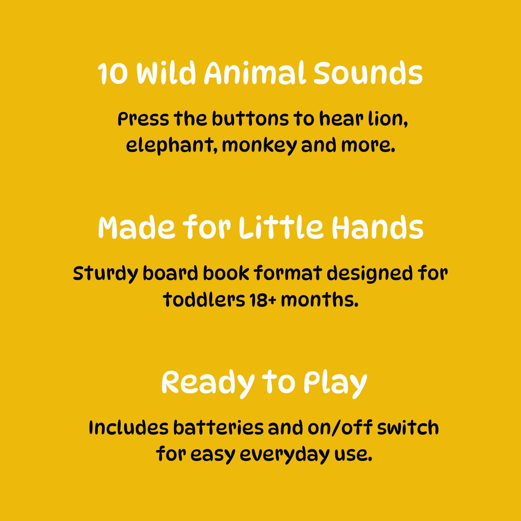 Softtouch Sound Book – Wild Animals