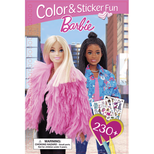 3D Color & Sticker Fun – Barbie