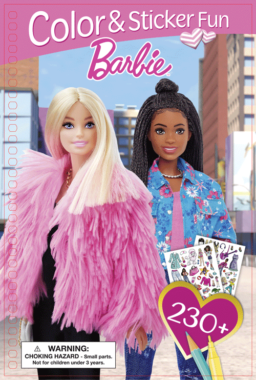 3D Color & Sticker Fun – Barbie